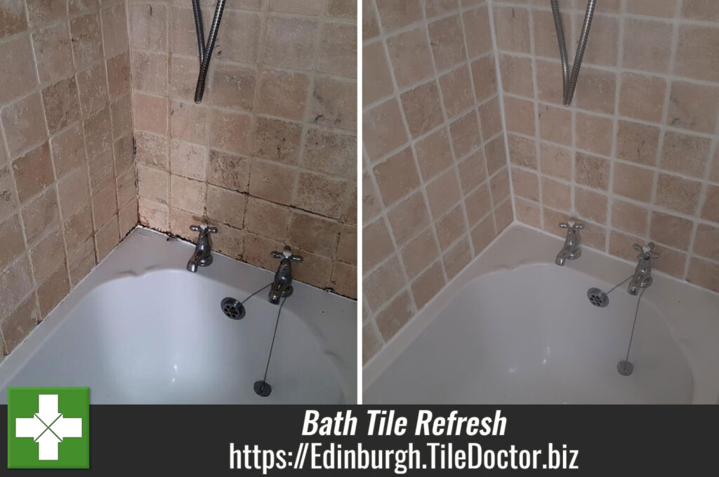 Quick and Effective Bath Tile Refresh in Edinburgh