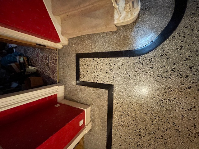 Terrazzo Hallway Floor After Renovation Morningside Edinburgh